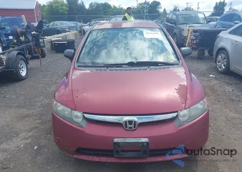 2006 Honda Civic Dx-G из США, поврежденный, VIN 2HGFA16366H015963